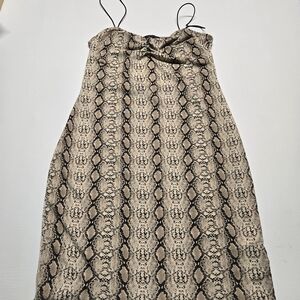 Urban Outfitters Snake Print Mini Dress